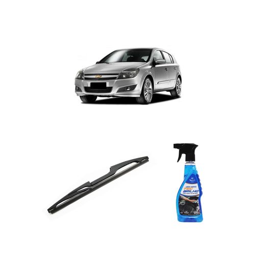 Kit Limpa Vidros Spray Tecbrilho 500mL Para-Brisa Tecbril + Palheta Totalclip Hybrid Traseira 12" Redux32 Chevrolet VECTRA GT de 2007 a 2011