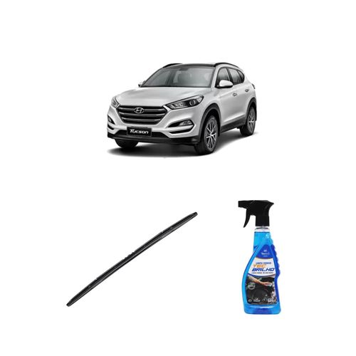 Kit Limpa Vidros Spray Tecbrilho 500mL Para-Brisa Tecbril + Palheta Totalclip Hybrid 26" Redux32 TUCSON de 2017 a 2022