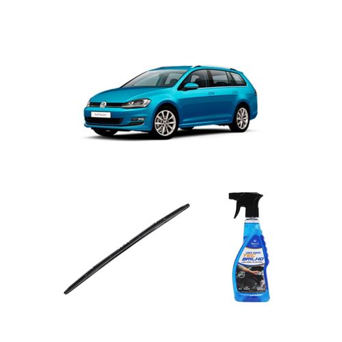 Kit Limpa Vidros Spray Tecbrilho 500mL Para-Brisa Tecbril + Palheta Totalclip Hybrid 26" Redux32 GOLF VARIANT de 2015 a 2022