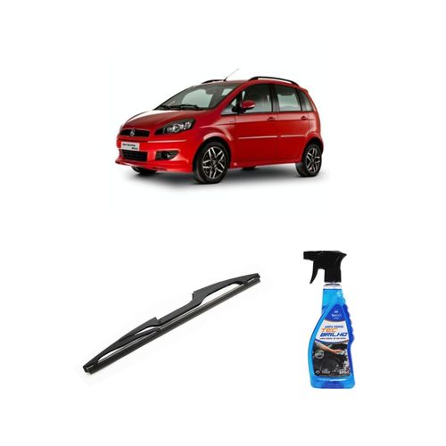 Kit Limpa Vidros Spray Tecbrilho 500mL Para-Brisa Tecbril + Palheta Totalclip Hybrid Traseira 12" Redux32 Fiat Idea de 2011 a 2016