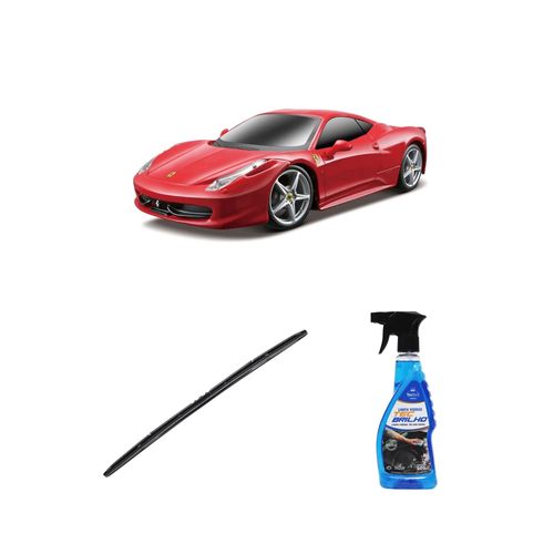 Kit Limpa Vidros Spray Tecbrilho 500mL Para-Brisa Tecbril + Palheta Totalclip Hybrid 26" Redux32 SPIDER de 2010 a 2022