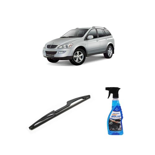 Kit Limpa Vidros Spray Tecbrilho 500mL Para-Brisa Tecbril + Palheta Totalclip Hybrid Traseira 12" Redux32 Ssangyong Kyron de 2007 a 2012