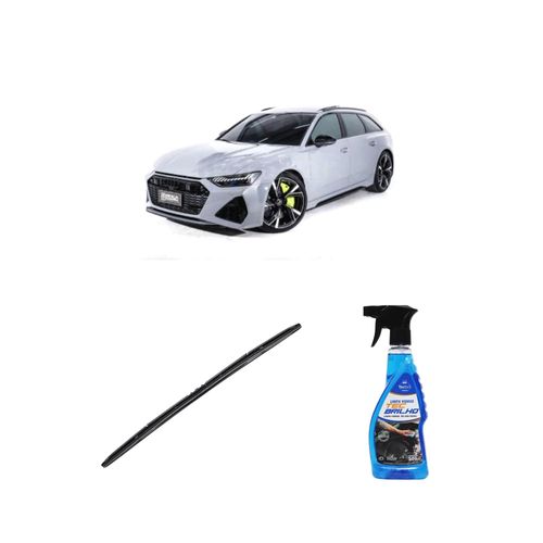 Kit Limpa Vidros Spray Tecbrilho 500mL Para-Brisa Tecbril + Palheta Totalclip Hybrid 26" Redux32 RS6 AVANT de 2013 a 2022