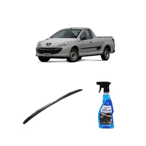 Kit Limpa Vidros Spray Tecbrilho 500mL Para-Brisa Tecbril + Palheta Totalclip Hybrid 24" Redux32 HOGGAR de 2010 a 2022