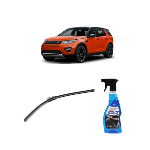 Kit Limpa Vidros Spray Tecbrilho 500mL Para-Brisa Tecbril + Palheta Flex Sportline Universal 26" Redux32 DISCOVERY SPORT de 2015 a 2018