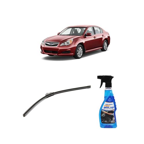 Kit Limpa Vidros Spray Tecbrilho 500mL Para-Brisa Tecbril + Palheta Flex Sportline Universal 26" Redux32 LEGACY de 2011 a 2022