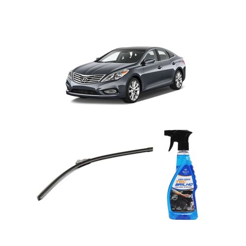 Kit Limpa Vidros Spray Tecbrilho 500mL Para-Brisa Tecbril + Palheta Flex Sportline Universal 26" Redux32 AZERA de 2012 a 2019