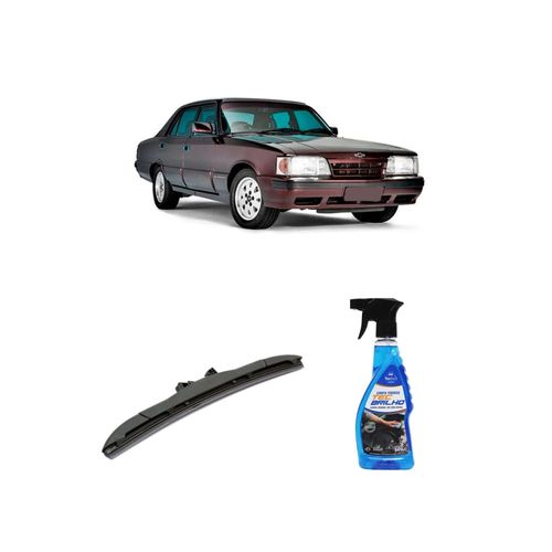 KIT LIMPA VIDROS SPRAY TECBRILHO 500ML PARA-BRISA TECBRIL + PALHETA UNIVERSAL HYBRID 14" REDUX32 OPALA DE 1989 A 1992