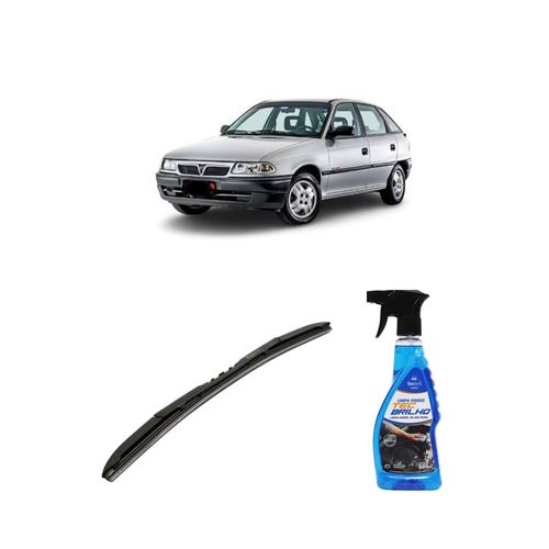 Kit Limpa Vidros Spray Tecbrilho 500mL Para-Brisa Tecbril + Palheta Totalclip Hybrid 18" Redux32 ASTRA de 1994 a 1996