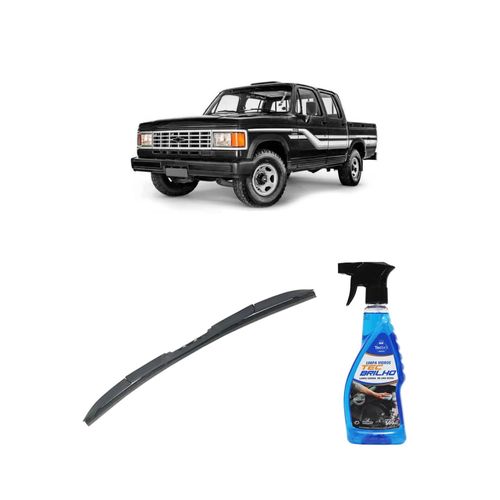 Kit Limpa Vidros Spray Tecbrilho 500mL Para-Brisa Tecbril + Palheta Totalclip Hybrid 16" Redux32 Chevrolet A40 de 1985 a 1997