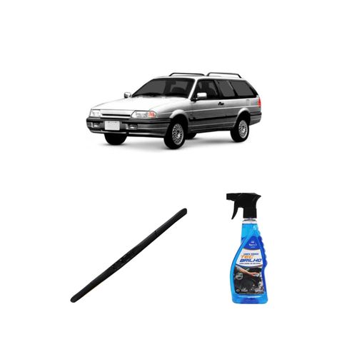 KIT LIMPA VIDROS SPRAY TECBRILHO 500ML PARA-BRISA TECBRIL + PALHETA UNIVERSAL HYBRID 18" REDUX32 ROYALE DE 1992 A 1996