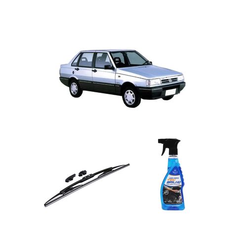 KIT LIMPA VIDROS SPRAY TECBRILHO 500ML PARA-BRISA TECBRIL + PALHETA UNIVERSAL FORTLINE 18'' REDUX32 PREMIO / DUNA DE 1985 A 1996
