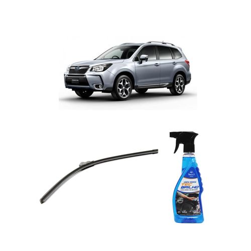 Kit Limpa Vidros Spray Tecbrilho 500mL Para-Brisa Tecbril + Palheta Flex Sportline Universal 26" Redux32 FORESTER de 2013 a 2022