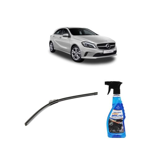 Kit Limpa Vidros Spray Tecbrilho 500mL Para-Brisa Tecbril + Palheta Flex Sportline Universal 26" Redux32 Mercedes Benz CLASSE A de 1999 a 2006