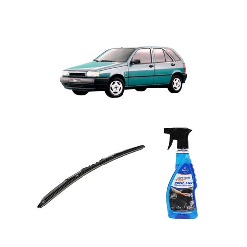 Kit Limpa Vidros Spray Tecbrilho 500mL Para-Brisa Tecbril + Palheta Totalclip Hybrid 20" Redux32 TIPO de 1993 a 1997