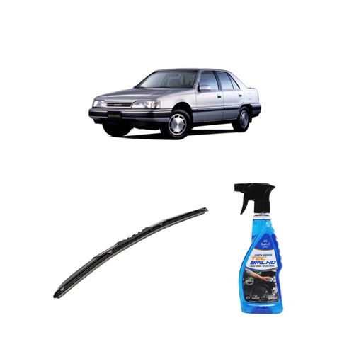 Kit Limpa Vidros Spray Tecbrilho 500mL Para-Brisa Tecbril + Palheta Totalclip Hybrid 20" Redux32 SONATA de 1993 a 1998