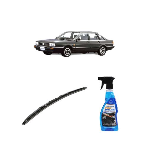 Kit Limpa Vidros Spray Tecbrilho 500mL Para-Brisa Tecbril + Palheta Totalclip Hybrid 20" Redux32 SANTANA de 1998 a 2022
