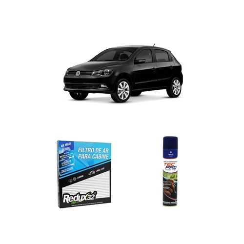 KIT FILTRO DE CABINE ARC1111 + LIMPA AR CONDICIONADO GOL G5 E G6