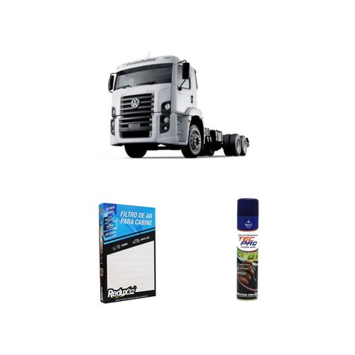 KIT FILTRO DE CABINE ARC013 + LIMPA AR CONDICIONADO CONSTELATION 2004 A 2021