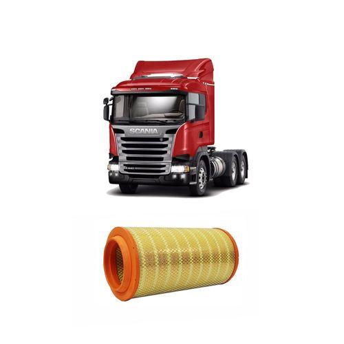 Filtro de Ar do Motor Redux32 ARR536 A0040943504 - SCANIA P310 DC9 - 11 Diesel 310 CV de 11/2006 a 2021