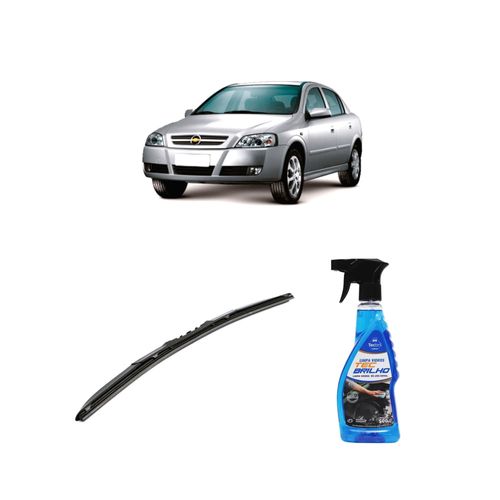 Kit Limpa Vidros Spray Tecbrilho 500mL Para-Brisa Tecbril + Palheta Totalclip Hybrid 20" Redux32 ASTRA de 1998 a 2011