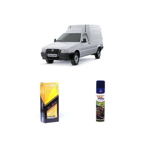 KIT FILTRO DE CABINE ARA46 + LIMPA AR CONDICIONADO FIORINO 1.4 8V EVO FLEX FURGÃO FIRE DE 11/2013 A 2021