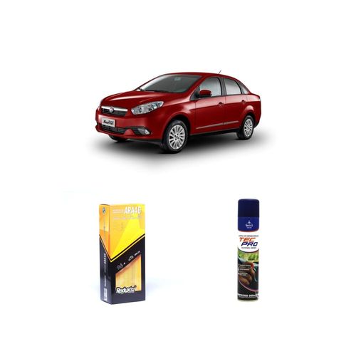 KIT FILTRO DE CABINE ARA46 + LIMPA AR CONDICIONADO GRAND SIENA 1.4 8V TETRAFUEL DE 2015 A 2021