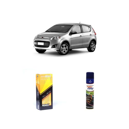 KIT FILTRO DE CABINE ARA46 + LIMPA AR CONDICIONADO PALIO 1.4 FLEX ATTRACTIVE DE 2011 A 2021