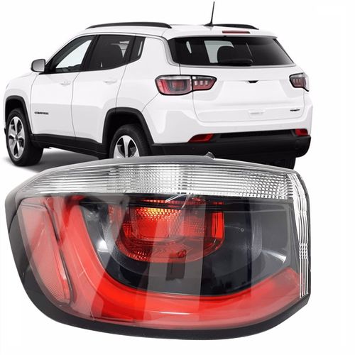 Lanterna Traseira Fixa do Canto Lado Esquerdo Jeep Compass 2017 em Diante