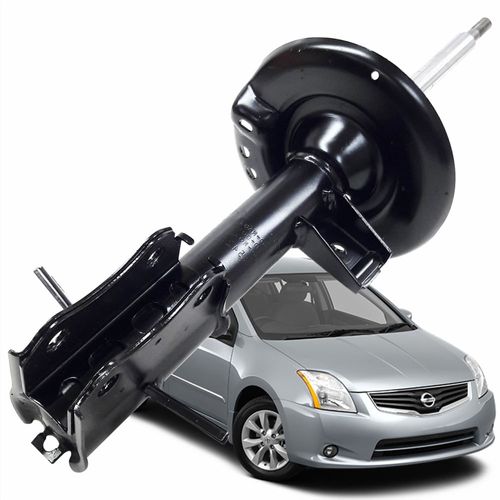 Amortecedor Dianteiro Nakata Pressurizado Lado Esquerdo Nissan Sentra 2007 até 2012