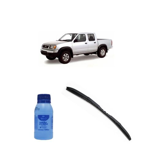 Kit Limpa Vidros Visão Clara 100ml Tecbril + Palheta Totalclip 19" Redux32 Nissan Frontier de 1997 a 2005