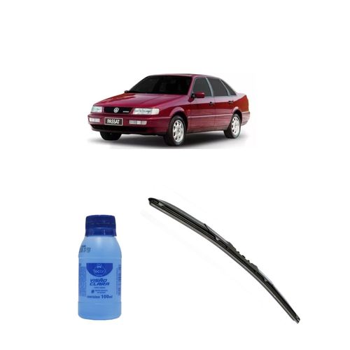 Kit Limpa Vidros Visão Clara 100ml Tecbril + Palheta Totalclip 20" Redux32 Volkswagen Passat de 1995 a 1997