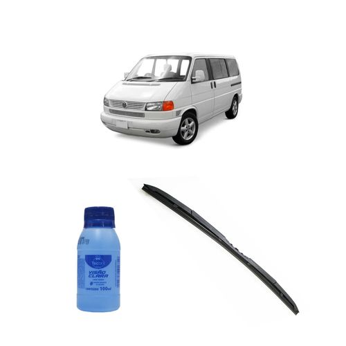 Kit Limpa Vidros Visão Clara 100ml Tecbril + Palheta Totalclip 21" Redux32 Volkswagen Eurovan de 1998 a 2003