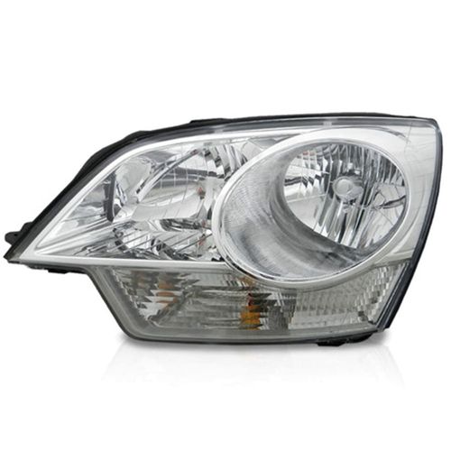 Farol Principal Cromado Lado Esquerdo Chevrolet Captiva 2008 até 2017 Fabricante Zeene