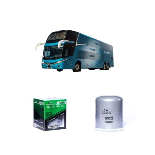 Filtro Ar Redux32 Ard1178 3090268 Dsf0202 Para Volvo B450e D11c450 Diesel De 1/2015 A 2021
