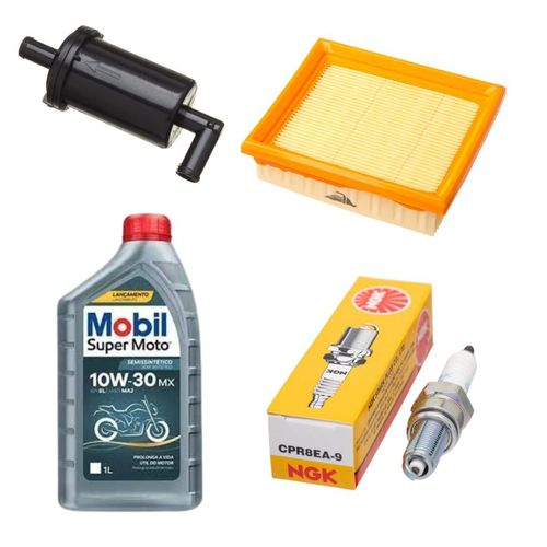 Kit Revisão Filtro ar Gasolina Vela CG 150 Titan 2009 a 2010