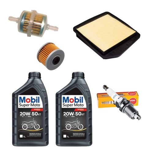 Kit Revisão Filtro ar Gasolina Vela NX 400 Falcon 99 a 2008