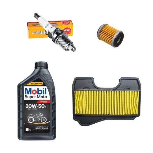 Kit Revisão Filtro ar Vela Crypton 115 2014 em diante