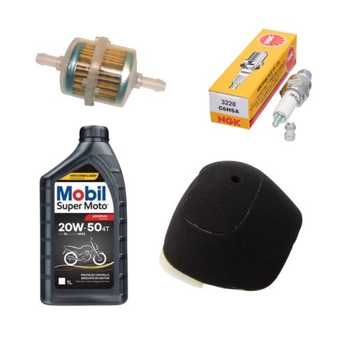 Kit Revisão Filtro ar Gasolina Vela XTZ 125