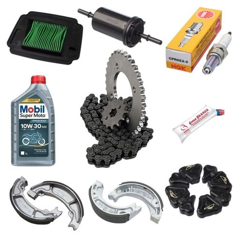 Kit Revisão Relação Filtro Completo Biz 110 2016 em diante