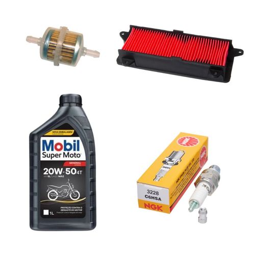 Kit Revisão Filtro ar Gasolina Vela Lead 110