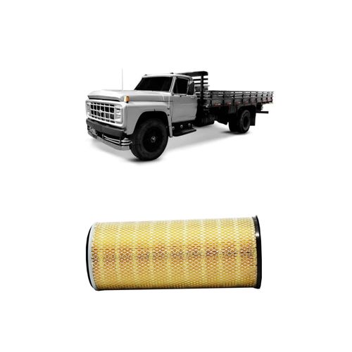 Filtro Ar Redux32 Arp37 91tu9601-Aa Ap7998 Para Ford F14000 Mwm D 229/6 Diesel Hd De 1/1992 A 2021