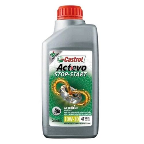 Óleo Lubrificante do Motor 10w30 Semissintético Castrol Actevo Stop Start