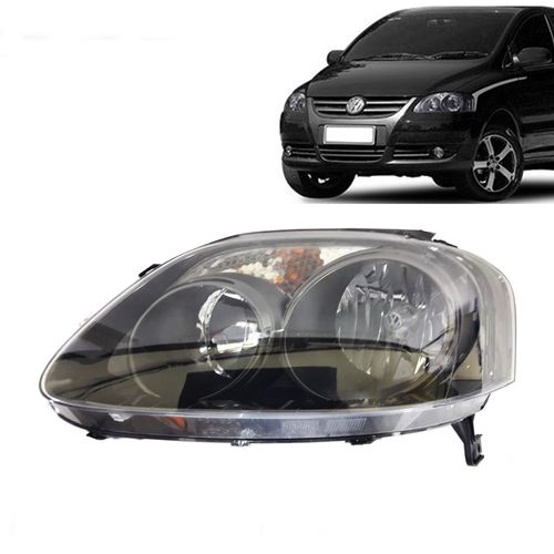 Farol Principal Foco Duplo Cromo Onix Original Volkswagen Fox 2008 até 2014