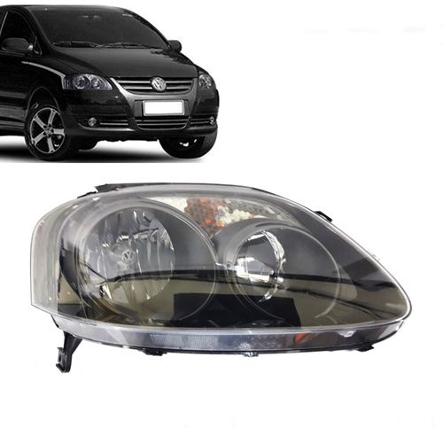 Farol Principal Foco Duplo Cromo Onix Original Volkswagen Fox 2008 até 2014