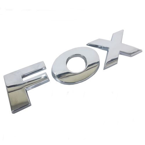 Emblema Cromado Tampa da Mala Original Volkswagen Fox 2010 até 2015