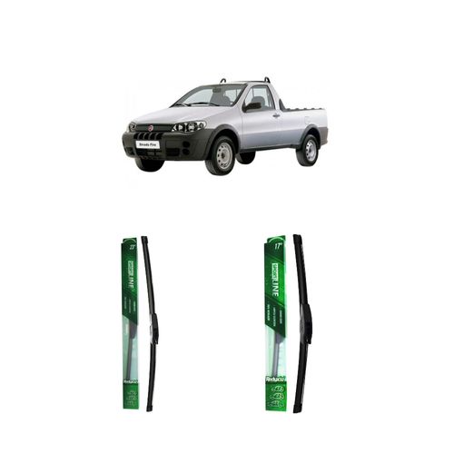 Kit De Palhetas Para Fiat Strada De 1996 A 2019 - REDUX32