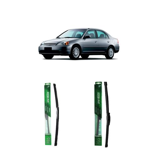 Kit De Palhetas Para Honda Civic De 2001 A 2005 - REDUX32