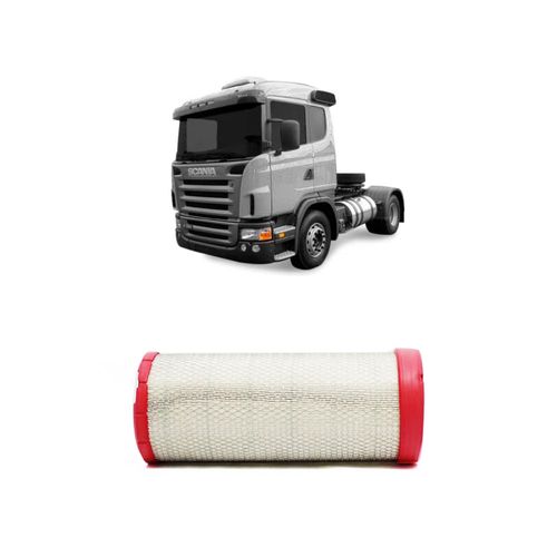 Filtro Ar Redux32 Ari503/2 1869991 Asr181 Para Scania G380 Dc12-17 Euro 3 Diesel 380 Cv De 2008 A 2022