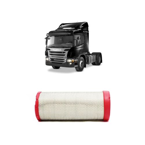 Filtro Ar Redux32 Ari503/2 1869991 Asr181 Para Scania P230 Dc 09-19 24v Sohv L6 Diesel 230 Cv De 2004 A 2022